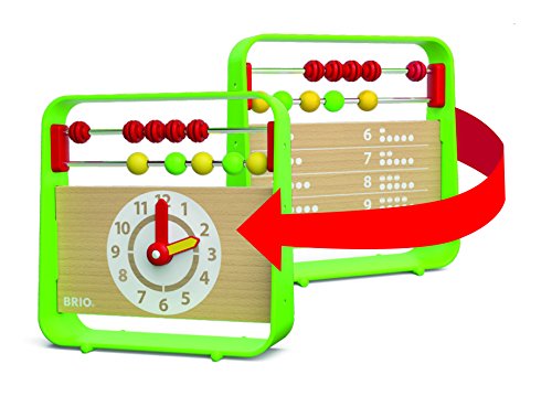 BRIO Abacus with Clock Preschool Toy