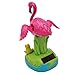 Flameer Solar Powered Bobbing Frog Flamingo Animal Figure Model - Fun Solar Science Toy Bobbleheads Home Desktop Car Halloween Decor