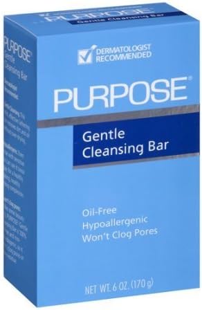 Purpose Gentle Cleansing Bar, 6 oz. Per Bar (2 Pack)