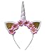 ZOND 4 Pack - Original Unicorn Horn Headband Different Super Cute Unicorn Headbands Design Light and Quality Materials Vibrant Colors Perfect for Party Decorations Cosplay Costume Great Unicorn Gift