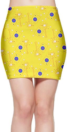 Bass Guitar Womens Mini Skort Above Knee Skirt