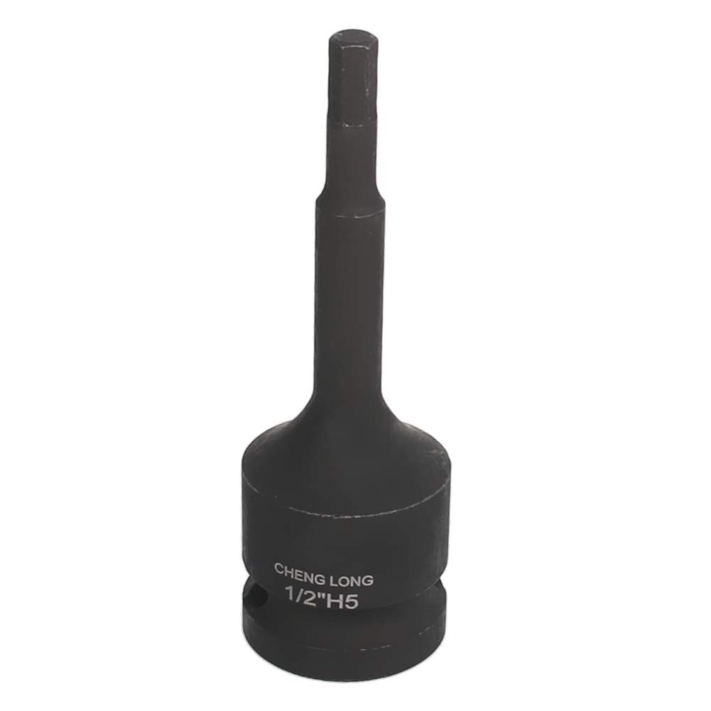 Utoolmart 1/2-Inch Drive x H5 Impact Hex Bit Socket, Cr-Mo 1pcs