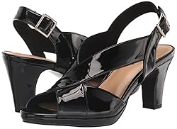 Easy Street Women's Christy Heeled Sandal, Black