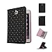 iPad Mini Case, iPad Mini 2 Case, iPad Mini 3 Case, IDEGG Fashion PU Leather Crown Design Bling Protective Smart Stand Case Cover with Auto Wake/Sleep for Apple iPad Mini 1/2/3 (Black)
