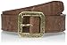 John Varvatos Men's Edge Heat-Creased Leather Belt