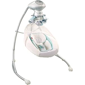 Fisher-Price Moonlight Meadow Swing, dual motion baby swing with music, sounds and motorized mobile [Amazon Exclusive]