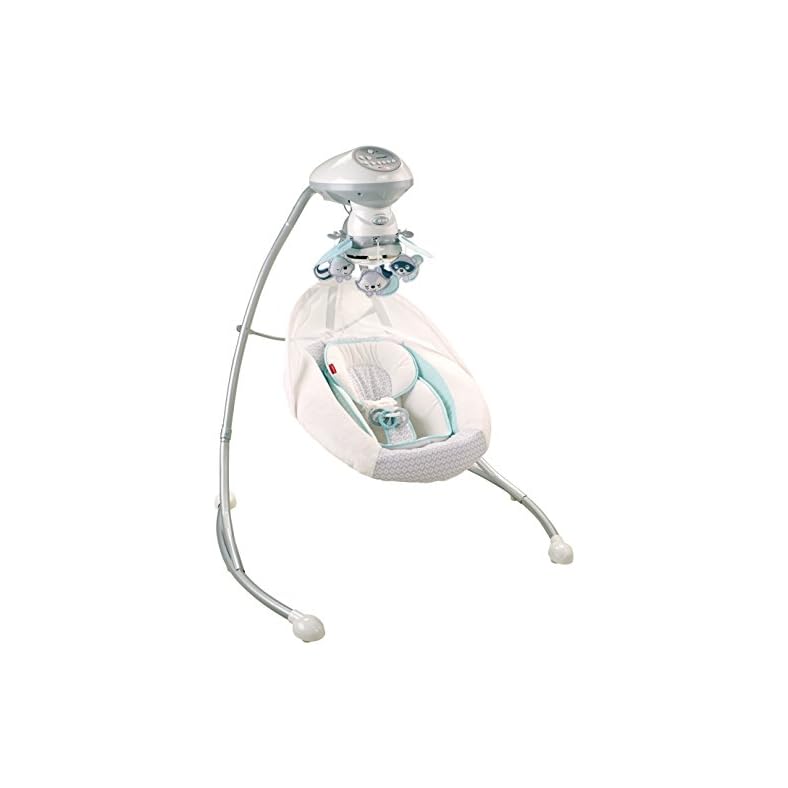 Fisher-Price Moonlight Meadow Swing, dual motion baby swing with music, sounds and motorized mobile [Amazon Exclusive]