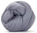 4 oz Paradise Fibers 64 Count Dyed Ash (Gray) Merino Top Spinning Fiber Luxuriously Soft Wool Top Roving for Spinning with Spindle or Wheel, Felting, Blending and Weaving