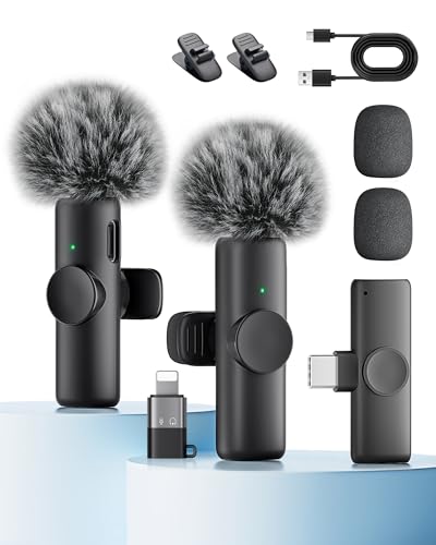 CZOCPOS Wireless Lavalier Microphone