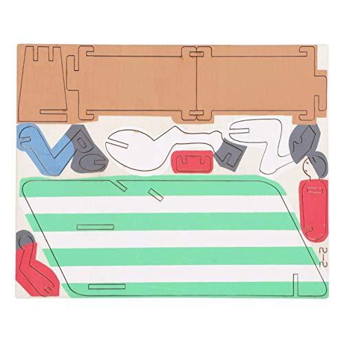 Potelin Durable DIY Manual Assembly Model Construction Toys Wooden Blocks Children's Educational ToysEquestrian