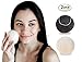 Facial Sponges (2 Konjac Sponges Charcoal & Kaolin Clay) w/Activated Bamboo Charcoal for Face Cleaning, Loofah Exfoliation of Dead Skin, Makeup Removal, Men & Women, All Natural Face Sponges
