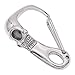 Towashine Skull Key Clasp Clips Carabiner Stainless Steel Car Biker Keychain 1pcs