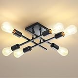 Youroke 6-Light Semi Flush Mount Ceiling Light