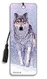 Artgame - Snow Wolf - 3D Bookmark