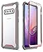 i-Blason Ares Series Designed for Samsung Galaxy S10 Case Full-Body Rugged Clear Bumper Case with Built-in Screen Protector for Galaxy S10 2019 [NOT Compatible with Fingerprint Sensor] (Pink)