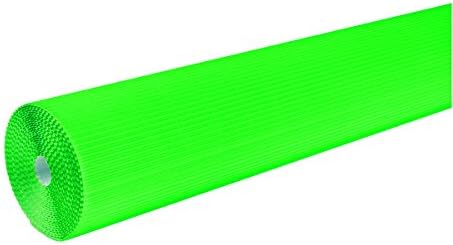 Corobuff Corrugated Paper, Apple Green, 48" x 25', 1 Roll