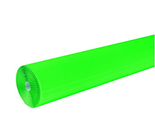 Corobuff Corrugated Paper, Apple Green, 48" x 25', 1 Roll