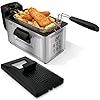 NETTA 3L Deep Fat Fryer with a Viewing Window, 700g Capacity, Temperature Control, Non-Slip Feet, Easy Clean, Powerful…