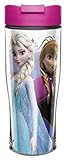 Zak! Designs Insulated Travel Mug with Anna and Elsa from Frozen, 15-Ounce