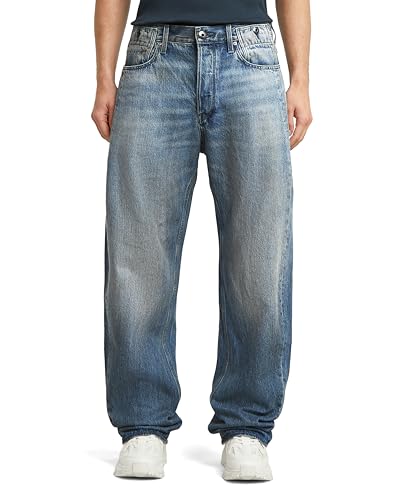 G-STAR Mens Bend 3D Loose Jeans, Blau (Vintage Gold Digger D25357-D788-H117), 33 W/34 L
