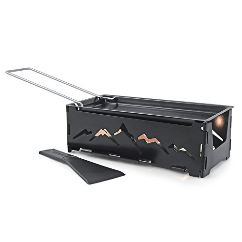 swissmar nordic foldable candlelight raclette