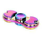 AMILIFE EDC Fidget Spinner High Speed Stainless Steel Bearing ADHD Focus Anxiety Relief Toys (& & & & & & & &0&(American Spinner), #A Rainbow)