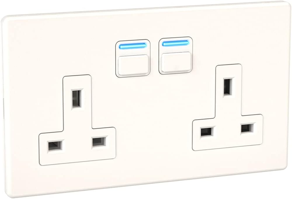 Lightwave LP42WHMK2 Smart Socket Energy Monitor 3000W Alexa Google HomeKit