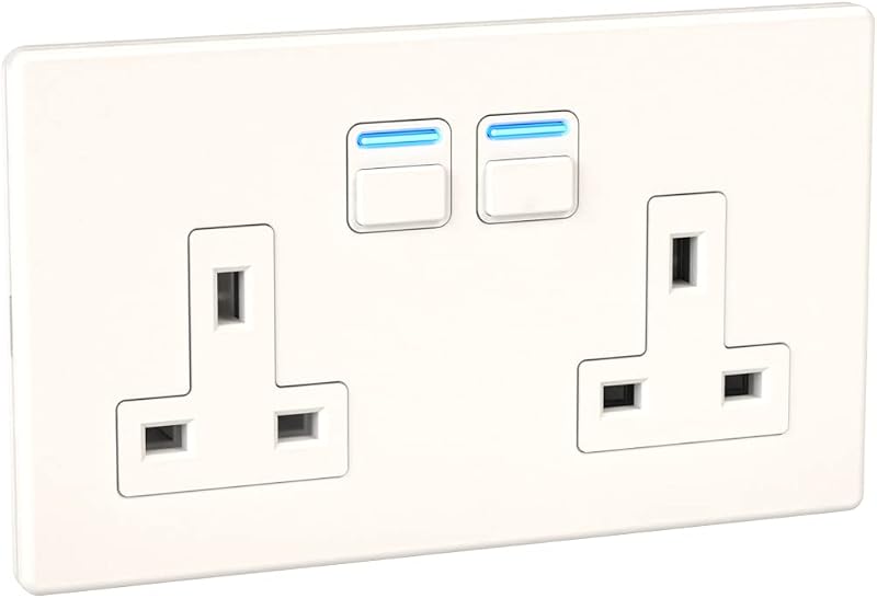 Lightwave LP42WHMK2 Smart Socket Energy Monitor 3000W Alexa Google HomeKit