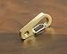 SZHOWORLD Brass 33mm Mini Quick Release Keychain Carabiner Snap Hook and Brass Key Ring