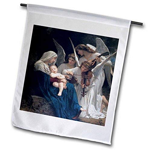 3dRose fl_173840_2 Song of Angels, Adolphe William Biographic Playing for Baby…