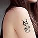 Small Temporary Tattoos Stickers Women Men Girls 6 Sheets, Fake lovely Tattoos Paper Body Sticker Set Party Favors,and Long Lasting body tattoos by (Set 1)