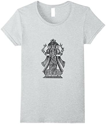 Womens Hindu God of India Lord Shiva Spiritual Yoga T-Shirt Small Heather Grey