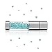 Techkey Jewelry Crystal USB Flash Drive for Girls, with 2 in 1 Anti Dust Plug + Stylus Pen for Touch Screens Set, Photo Frame Gift Packaging, 16GB, Azure