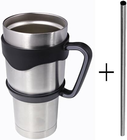 Yeti, RTIC and Ozark Trail 30oz Tumbler Handle + Free Stainless Steel Straw