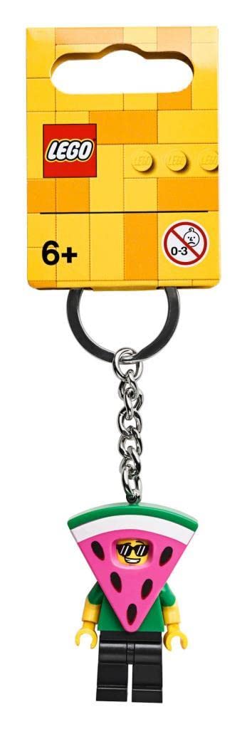 LEGO City Watermelon Guy Minifigure Keychain 854039
