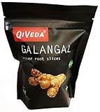 QiVeda Dried Thai Galangal (Root Slices) | USDA Organic | 70 grams (2.47 Oz)