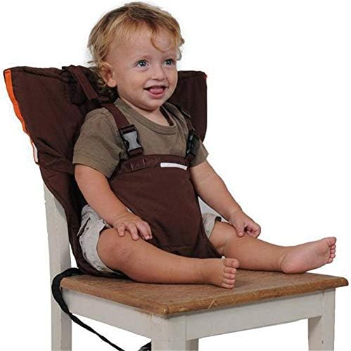 lossomly Harness Travel Booster Seat Portable Foldable Safety High Baby Toddler Infant Dining Chair Seat Cover Suitable For Age 6-30 Months positive
