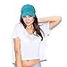Dalix Unisex Unstructured Cotton Cap Adjustable Plain Hat, Teal