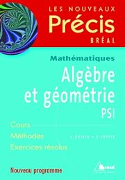 Algèbre et géométrie, PSI