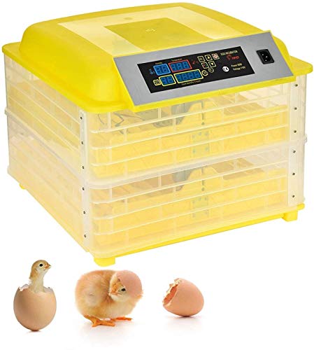 LYRONG Inkubator, Vollautomatische Brutmaschinen, Automatisches Eierdrehen, Temperatur und Feuchtigkeitsregulierung, für…
