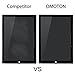 [2-Pack] New Surface Pro 2017/Surface Pro 4 Screen Protector - OMOTON Tempered Glass Screen Protector with [High Responsivity] [Scratch Resistant] [Bubble Free] [High Definition]