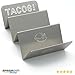 Taco Holders Tray Style Taco Plates for Soft & Hard Shell Tacos & Burrito's made of Stainless-Steel - Oven, Grill and Dishwasher Safe. Comes in 2 & 4 Great Value Packs