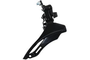 Xacsuwiql Metal Mountain Bike Front Down Pull Derailleur Modified 18/21 Speeds 42-48T Detachable Biking Part Component Access