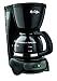 Mr. Coffee 4-Cup Switch Coffee Maker with Gold Tone Filter, Black
