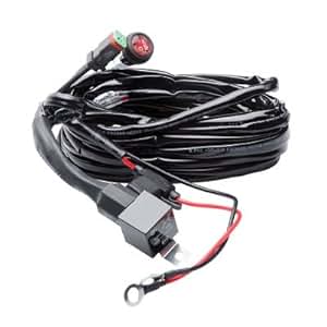 Amazon.com: TUSK LED Light Bar Harness w/Single Deutsch ... pinout harness wire 10318434 