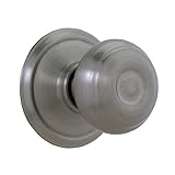 Georgian Knob Non-Turning Lock, Antique Pewter (F170 GEO 620)