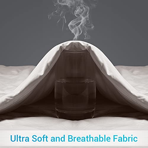 Summer Cooling Comforter for Hot Sleepers, Full/Queen Size Avolare Lightweight Cooling Blanket, Ultra Soft Down Alternative Comforter, Japanese Arc-chill Q-max>0.5 Fiber, Machine Washable(Stripe Gray)