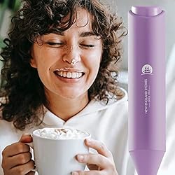 Electric Milk Frother Handheld, Battery Operated