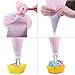 Cake Decorating Supplies Kit - IEFWELL Icing Piping Bags Tips Pastry Bags Silicone Muffin Cups, 52 Pack Baking Supplies