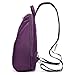 ECOSUSI Women Daypack Outdoor Sling Chest Bag Small Nylon Backpacks for College Girls Fashion Travel Bag, Purple